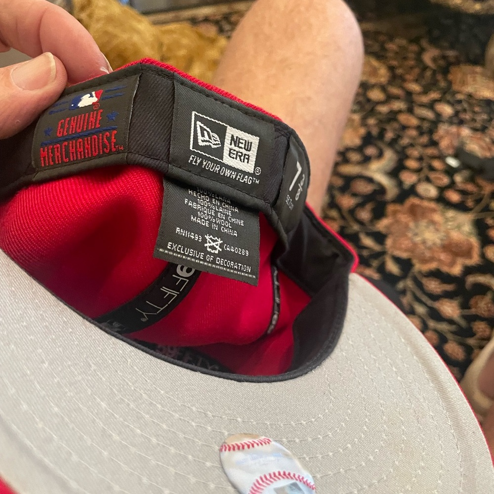 Red New Era Boston 59/fty - Picture 4 of 5
